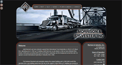 Desktop Screenshot of morrisontruck.net